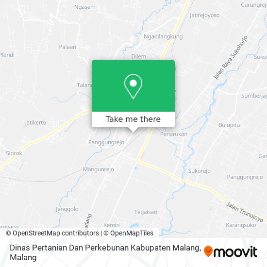 Dinas Pertanian Dan Perkebunan Kabupaten Malang map