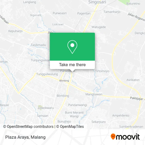 Plaza Araya map