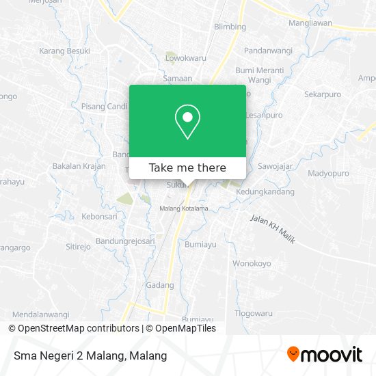 Sma Negeri 2 Malang map