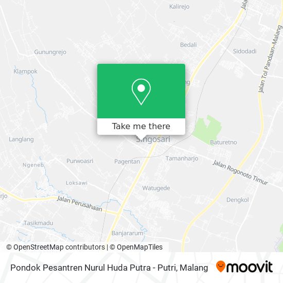 Pondok Pesantren Nurul Huda Putra - Putri map