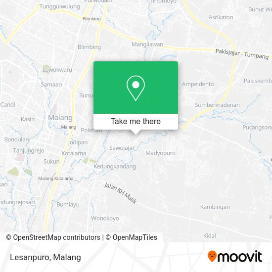 Lesanpuro map