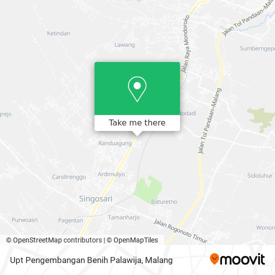 Upt Pengembangan Benih Palawija map