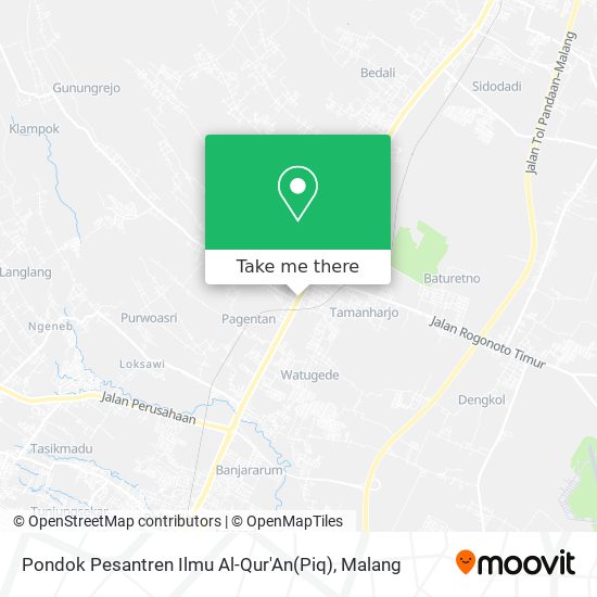 Pondok Pesantren Ilmu Al-Qur'An(Piq) map