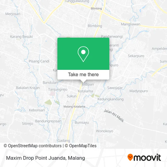 Maxim Drop Point Juanda map