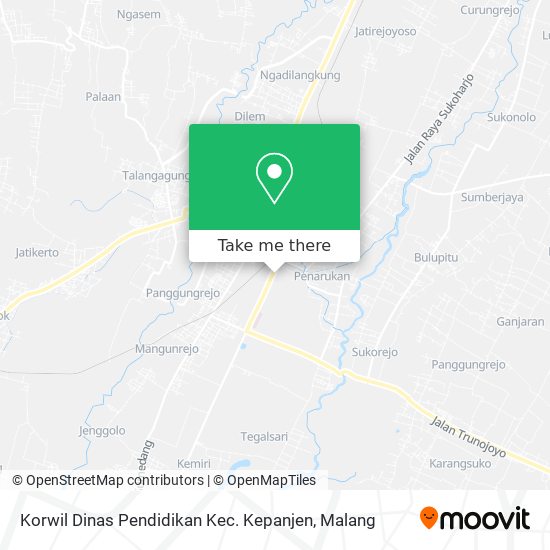 Korwil Dinas Pendidikan Kec. Kepanjen map