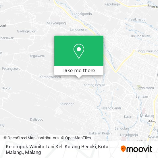 Kelompok Wanita Tani Kel. Karang Besuki, Kota Malang. map