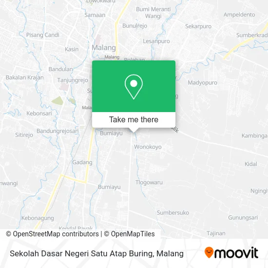 Sekolah Dasar Negeri Satu Atap Buring map