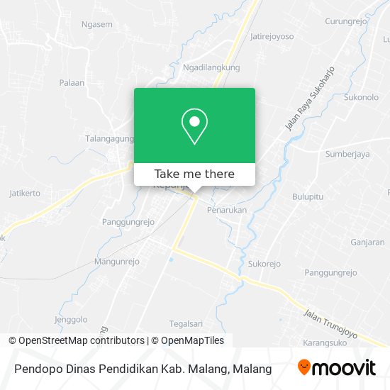 Pendopo Dinas Pendidikan Kab. Malang map