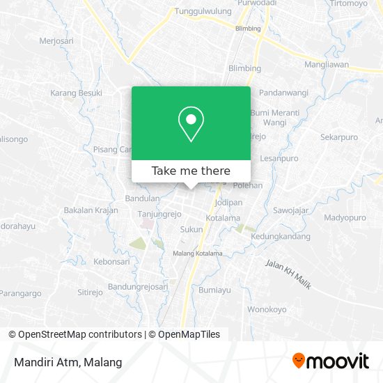 Mandiri Atm map