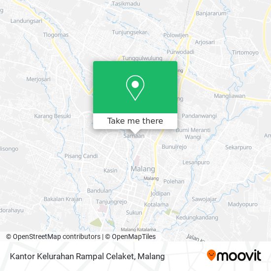 Kantor Kelurahan Rampal Celaket map