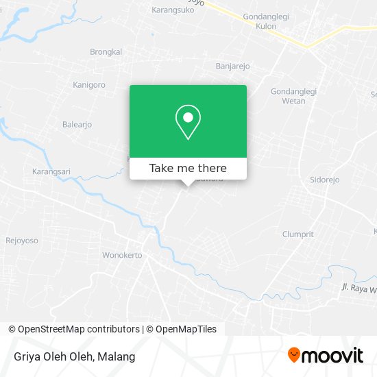 Griya Oleh Oleh map