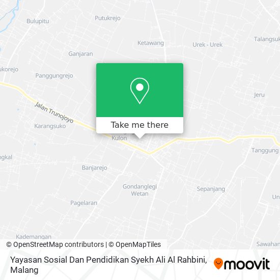 Yayasan Sosial Dan Pendidikan Syekh Ali Al Rahbini map