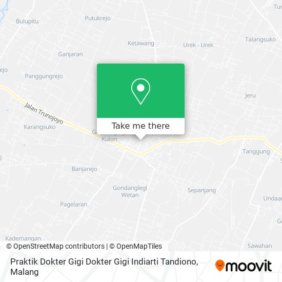 Praktik Dokter Gigi Dokter Gigi Indiarti Tandiono map