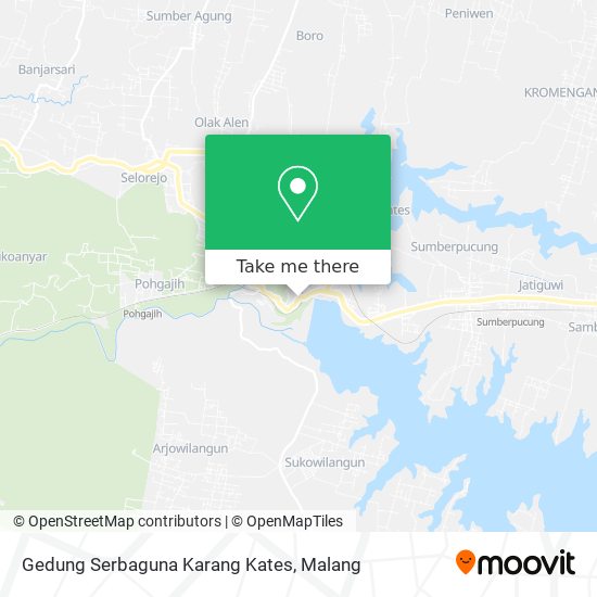 Gedung Serbaguna Karang Kates map