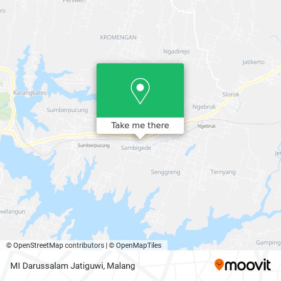 MI Darussalam Jatiguwi map