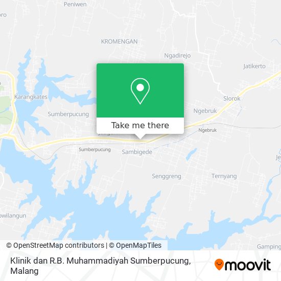 Klinik dan R.B. Muhammadiyah Sumberpucung map