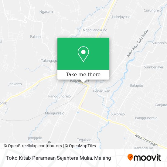 Toko Kitab Peramean Sejahtera Mulia map