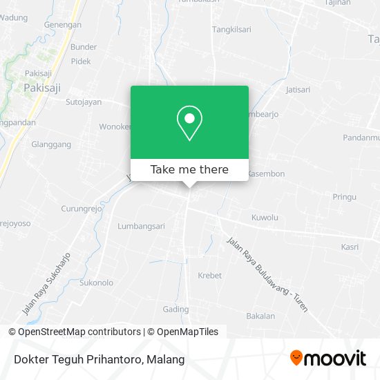 Dokter Teguh Prihantoro map