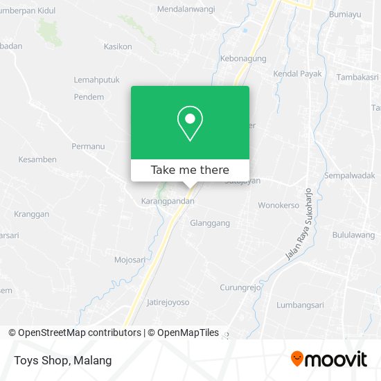 Toys Shop map