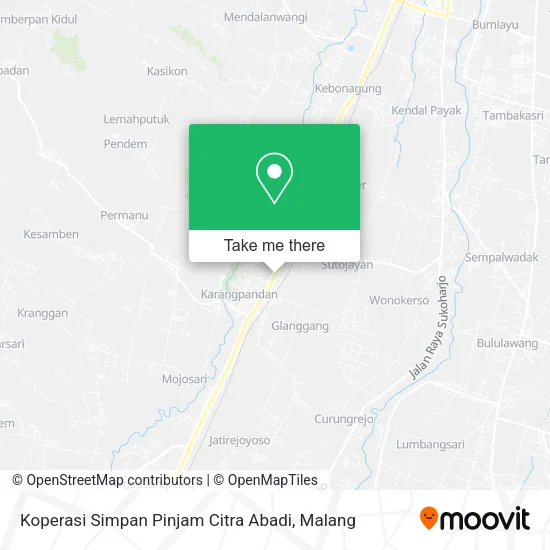 Koperasi Simpan Pinjam Citra Abadi map