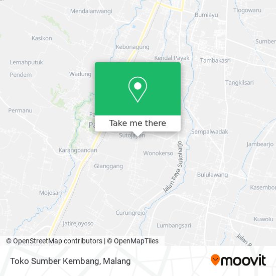 Toko Sumber Kembang map