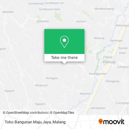 Toko Bangunan Maju Jaya map