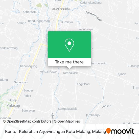 Kantor Kelurahan Arjowinangun Kota Malang map