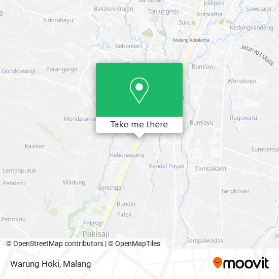 Warung Hoki map