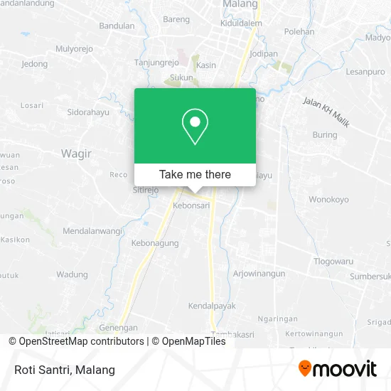 Roti Santri map