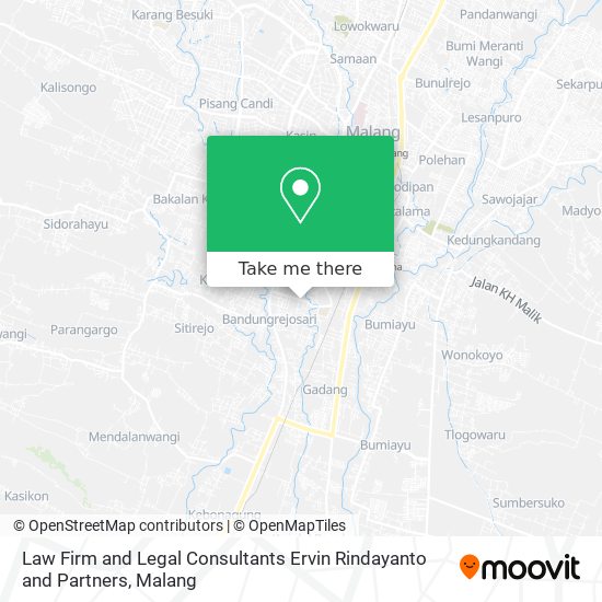 Law Firm and Legal Consultants Ervin Rindayanto and Partners map