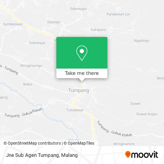 Jne Sub Agen Tumpang map