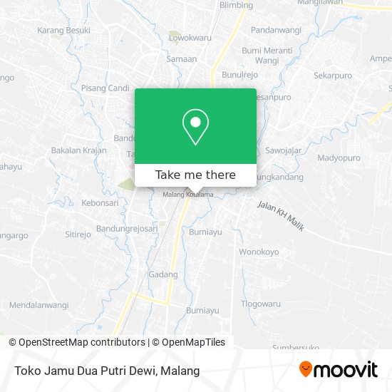 Toko Jamu Dua Putri Dewi map