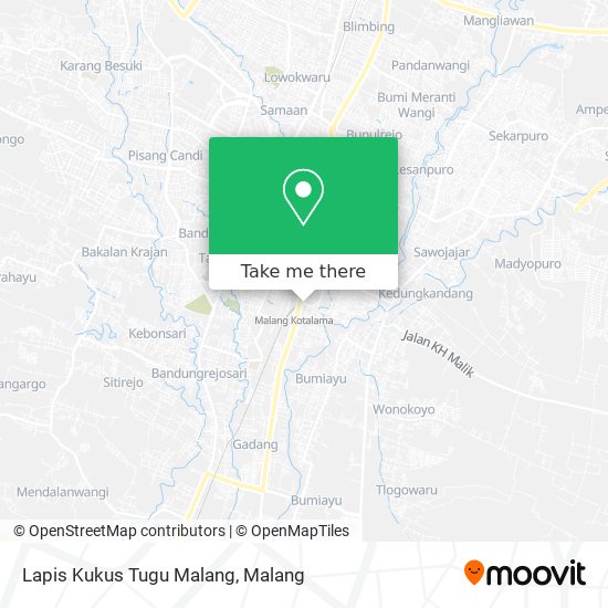 Lapis Kukus Tugu Malang map