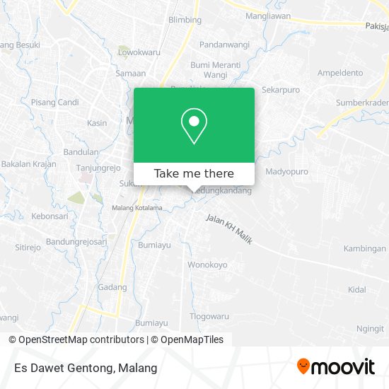 Es Dawet Gentong map