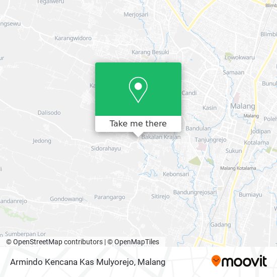 Armindo Kencana Kas Mulyorejo map