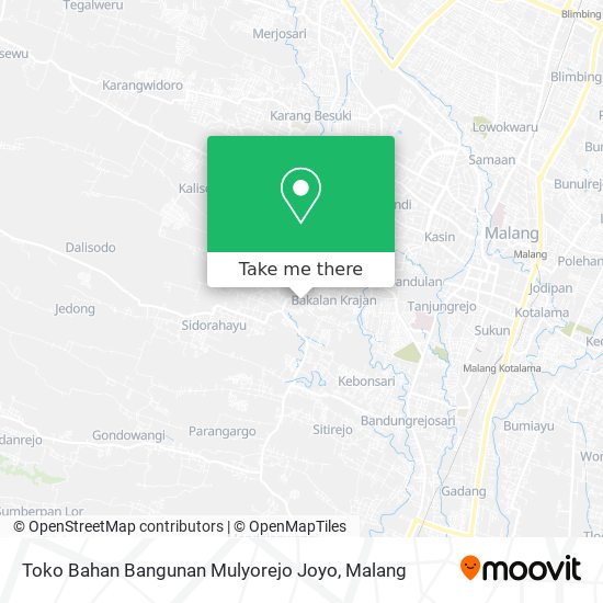 Toko Bahan Bangunan Mulyorejo Joyo map