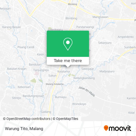 Warung Tito map