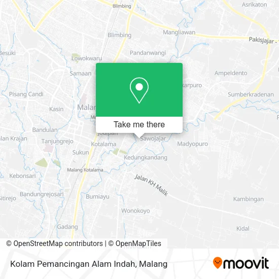 Kolam Pemancingan Alam Indah map