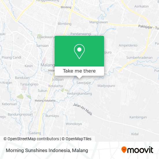 Morning Sunshines Indonesia map