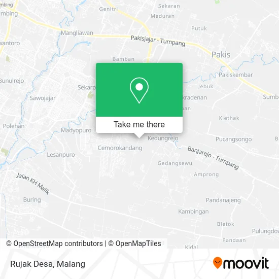 Rujak Desa map