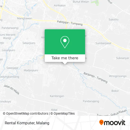 Rental Komputer map