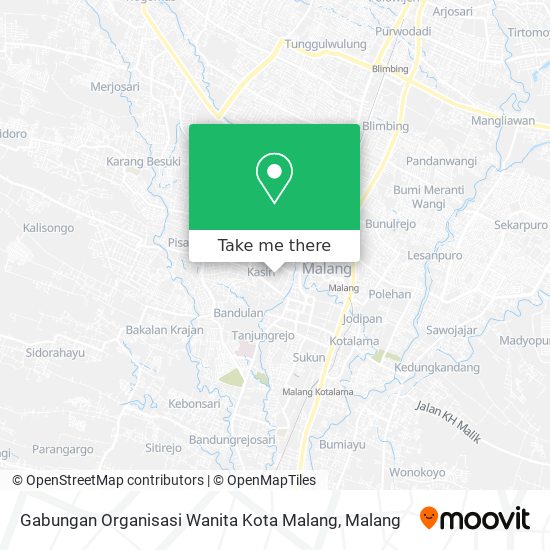 Gabungan Organisasi Wanita Kota Malang map