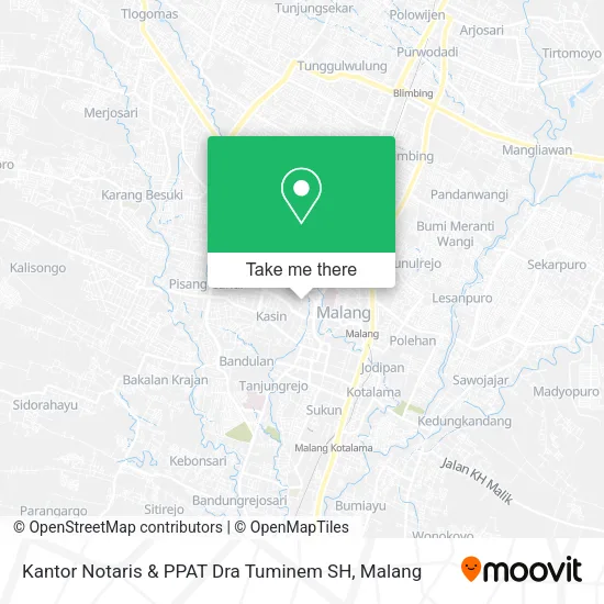 Kantor Notaris & PPAT Dra Tuminem SH map