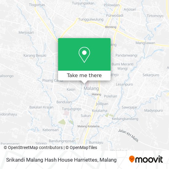 Srikandi Malang Hash House Harriettes map