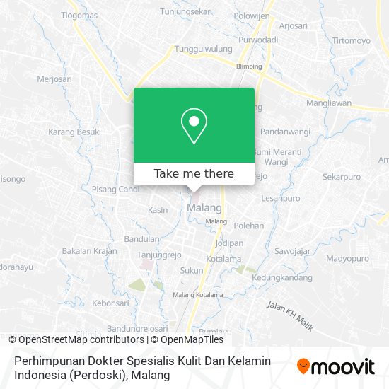 Perhimpunan Dokter Spesialis Kulit Dan Kelamin Indonesia (Perdoski) map