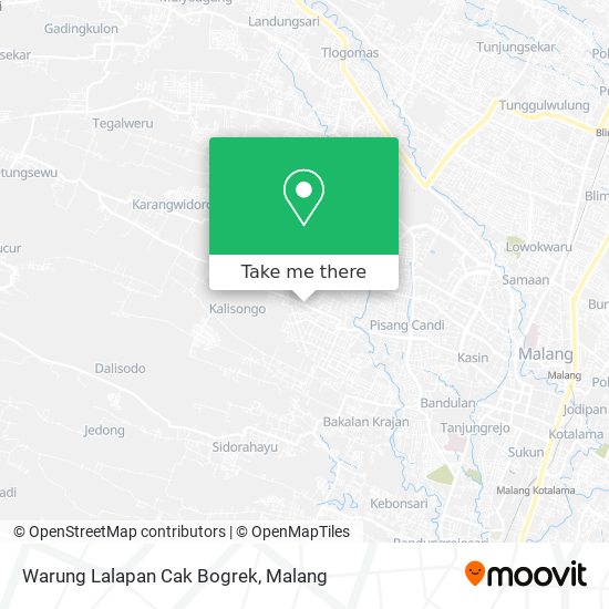 Warung Lalapan Cak Bogrek map