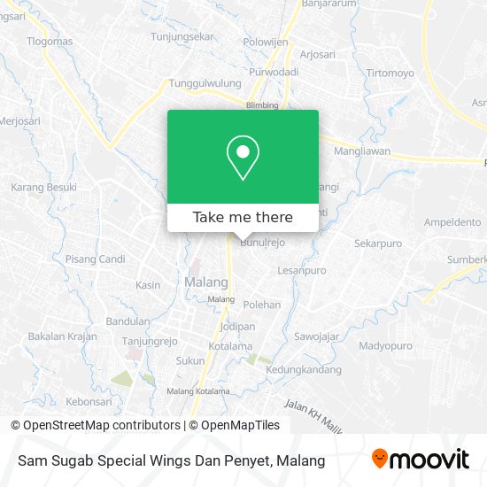 Sam Sugab Special Wings Dan Penyet map