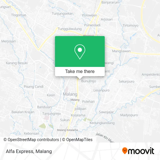 Alfa Express map