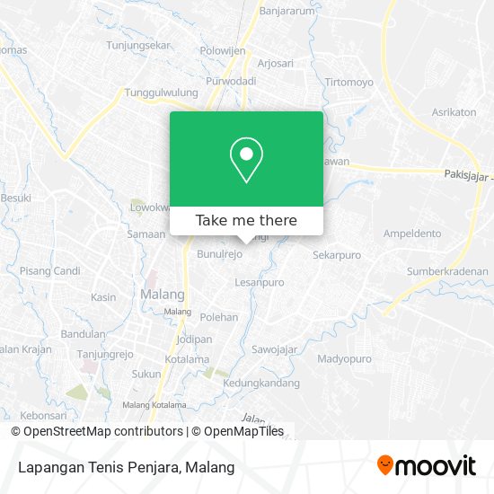 Lapangan Tenis Penjara map