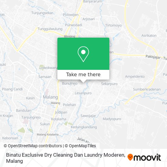 Binatu Exclusive Dry Cleaning Dan Laundry Moderen map